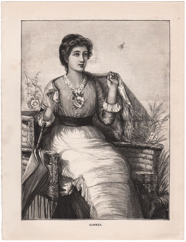 original engravings from The Girl's Own Paper (1888-1890)